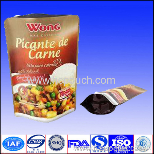 Custom Color Printing Metalized Stand Up Bag For Packaging 